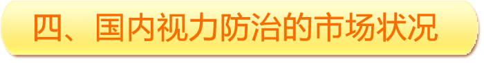 四、國內(nèi)視力防治的市場狀況