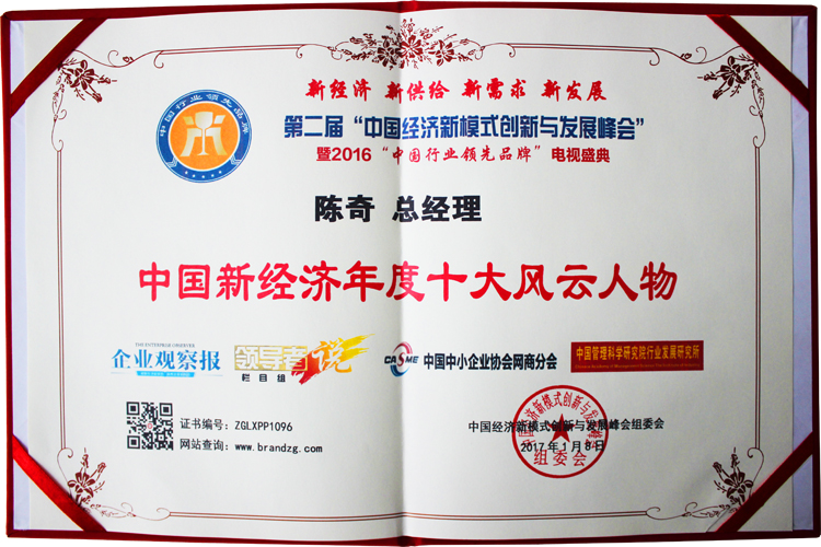 易視界榮獲中國新經(jīng)濟年度十大風云人物