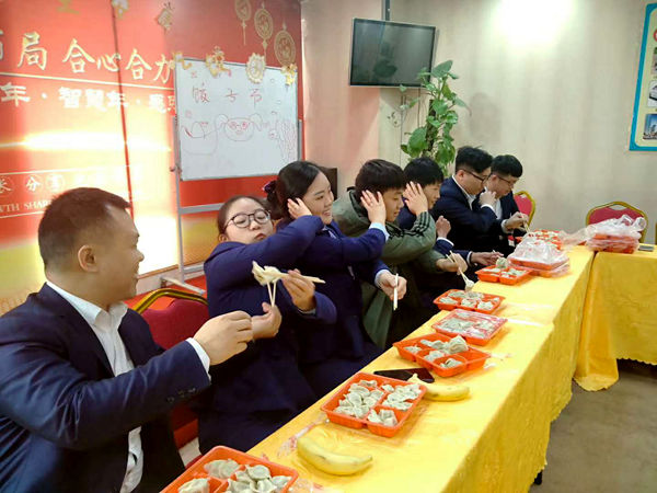 冬至游戲進行中，小伙伴們都玩得十分開心