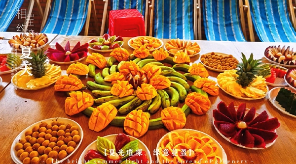 易視界精英集體實(shí)現(xiàn)水果自由日，享受水果的甜