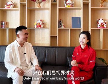 易視界攜手世界蹦床奧運(yùn)冠軍，用冠軍精神點(diǎn)亮每一雙眼睛 絕不讓孩子的夢(mèng)想輸在眼睛上